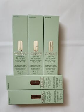 5x Clinique Clarifying Do-Over Peel Exfoliant 30ml Each
